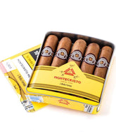MONTECRISTO MEDIA CORONA METAL CASE 5 CIGARS